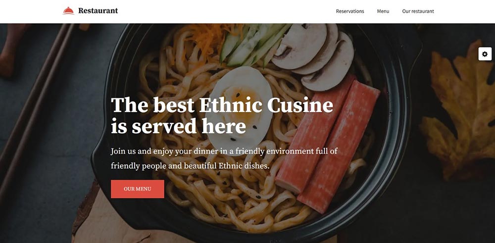 WordPress restaurant templates